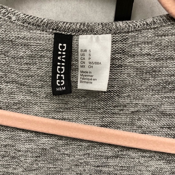 EUC “Divided” by H&M lightweight open cardi grey heather size Small - Picture 4 of 5